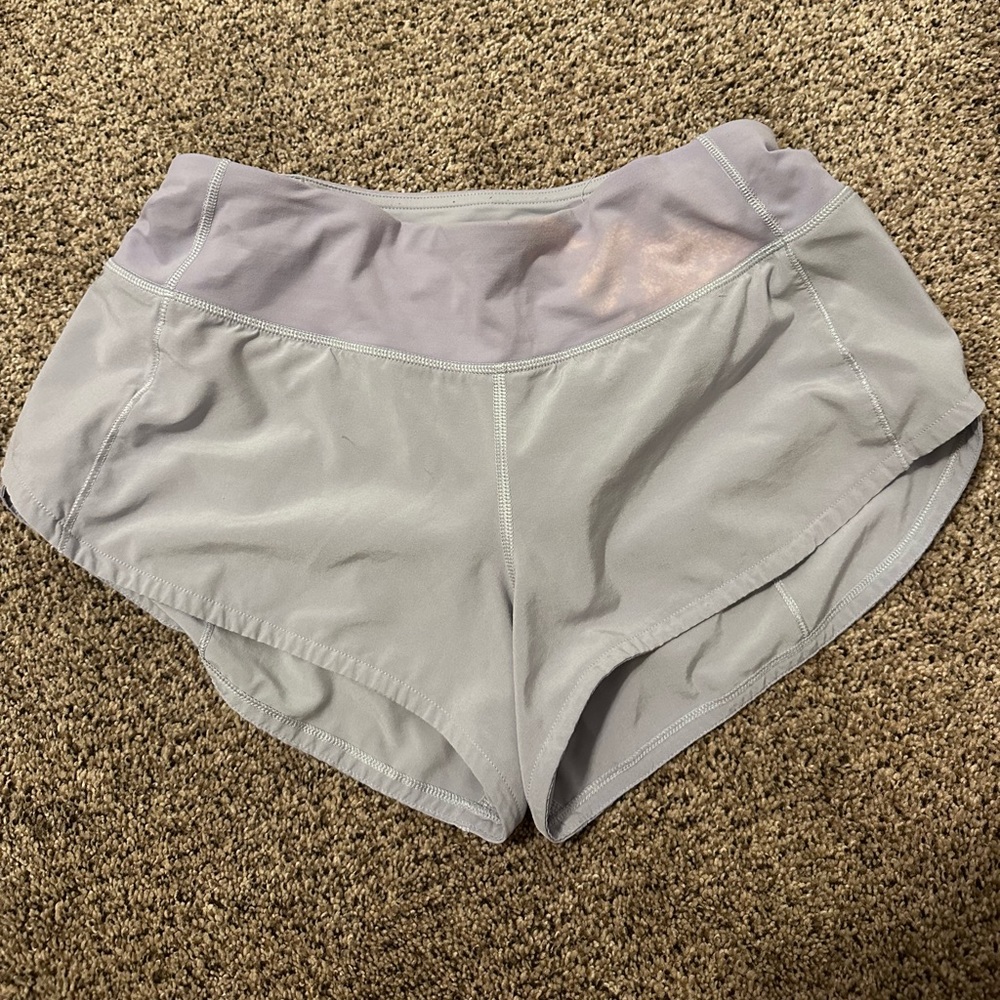 Lululemon light blue shorts